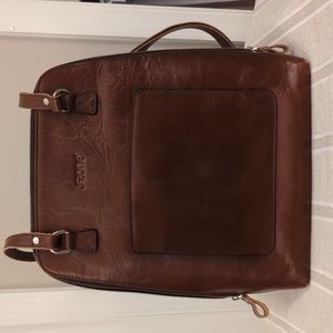 Leather Work Backpack
